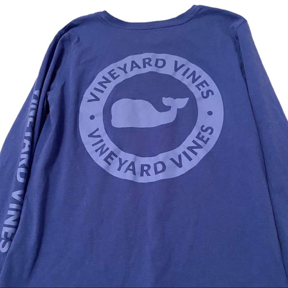 Vineyard Vines Blue Long-sleeve Tshirt Size Small - Picture 7 of 10